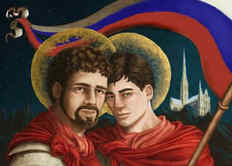Бацирий и Петроний в гостях у Маргариты Симонии