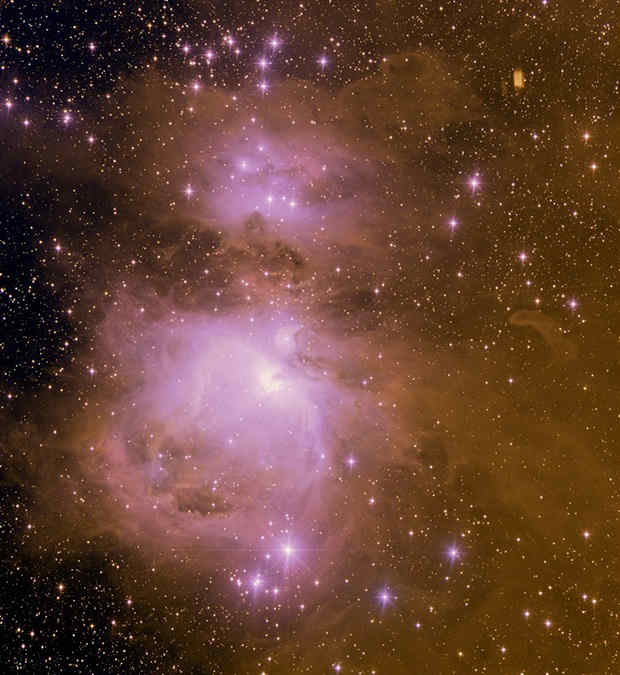 Изображение туманности Ориона M42, полученное Коуровской астрономической обсерваторией УрФУ Изображение туманности Ориона M42, полученное Коуровской астрономической обсерваторией УрФУ