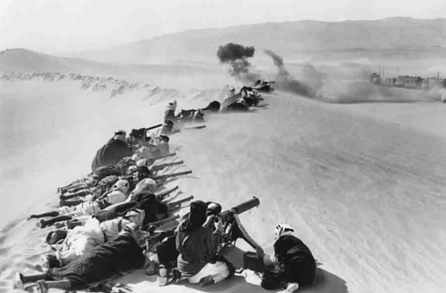 Бой в пустыне