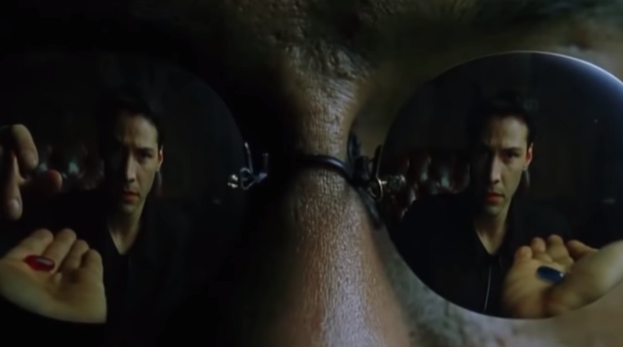 Какую таблетку Вы выберите, мистер Андерсон? Какую таблетку Вы выберите, мистер Андерсон?