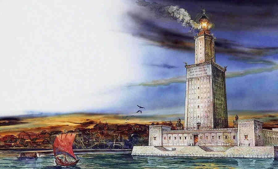 Фаросский маяк в александрии фото