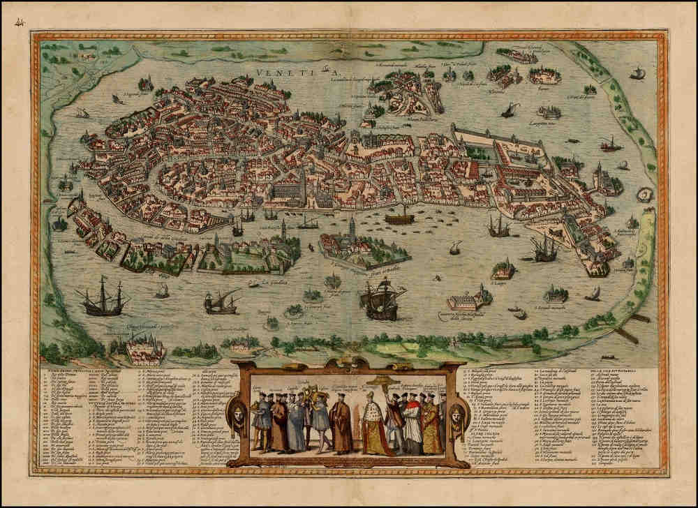 Венеция на Средневековой карте