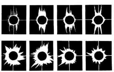 Форма солнечной короны в различные фазы солнечной активности.