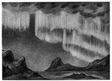 Шарообразное полярное сияние.