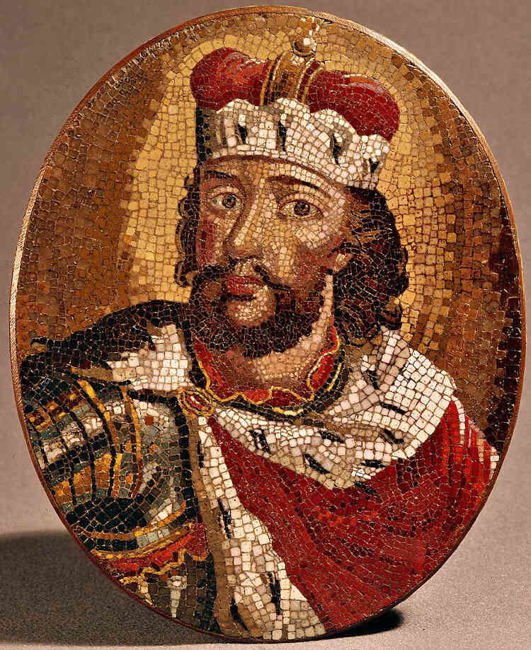 Александр Невский. Мозаика мастерской Михаила Ломоносова. Середина XVIII века Александр Невский. Мозаика мастерской Михаила Ломоносова. Середина XVIII века