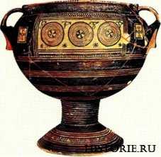 КРАТЕР В ГЕОМЕТРИЧЕСКОМ СТИЛЕ - Ранний период (1050—750 год до н. э.)