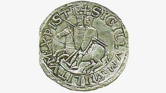 Изображение печати тамплиеров