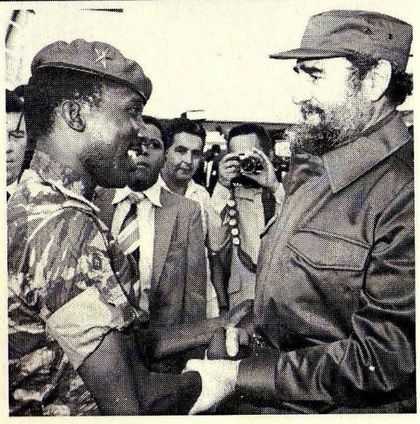 Тома Санкара и Фидель Кастро Тома Санкара и Фидель Кастро