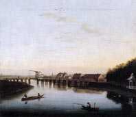 Шпрее в окрестностях Шарлотенбурга - 1762 - Die Spree mit Schlossbrucke bei Charlottenburg, Jakob Philipp Hackert Шпрее в окрестностях Шарлотенбурга - 1762 - Die Spree mit Schlossbrucke bei Charlottenburg, Jakob Philipp Hackert