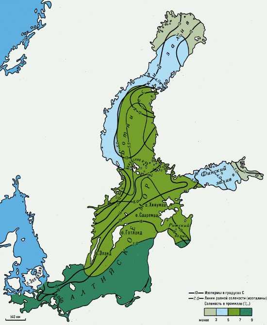 какое течение в балтийском море