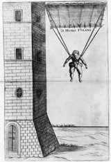 Фаусте Вранчиче получил известность за изобретение парашюта