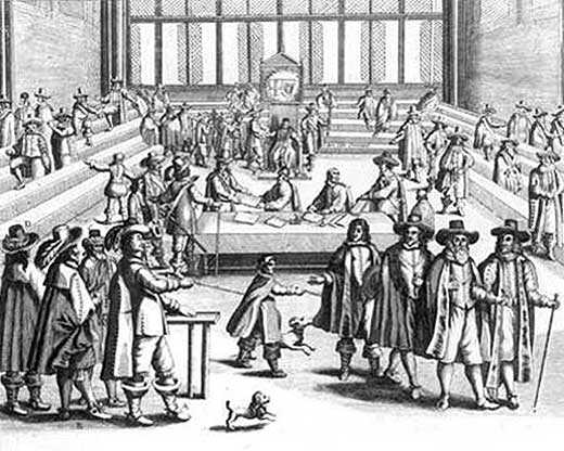 В здании английского парламента