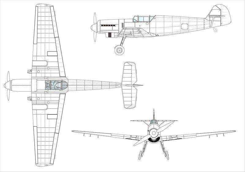 Мессершмитт Bf 109 V1