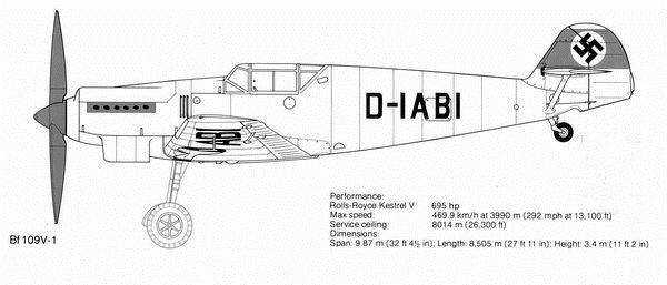 Bf 109 V-1