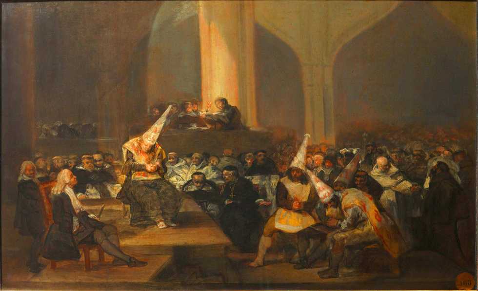 Трибунал инквизиции, Ф. Гойя (1812—1819)  Трибунал инквизиции, Ф. Гойя (1812—1819)
