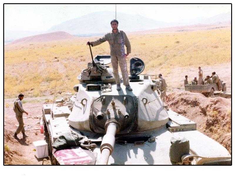 Иранский танк М60 на позиции Иранский танк М60 на позиции