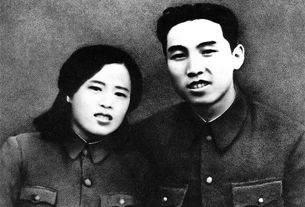 Ким Ир Сен и Ким Чон Сук после свадьбы