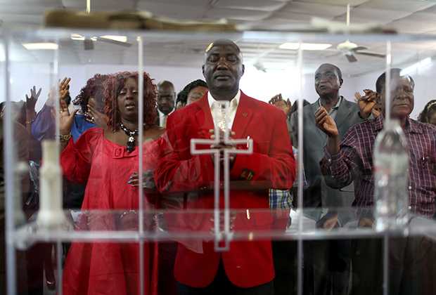 Молебен в техасской «черной» церкви