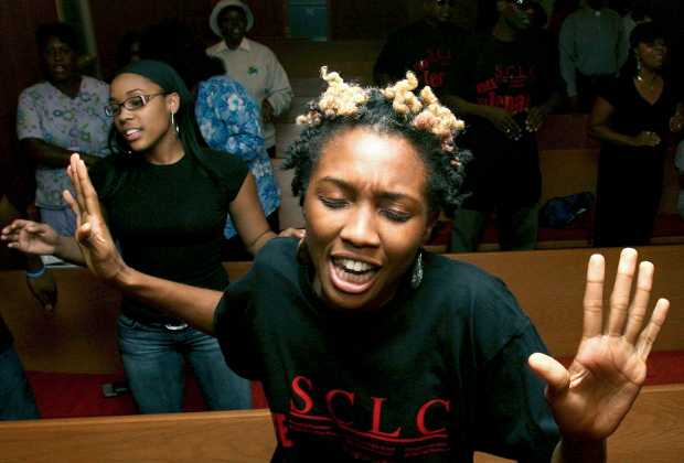 Служба в афроамериканской церкви